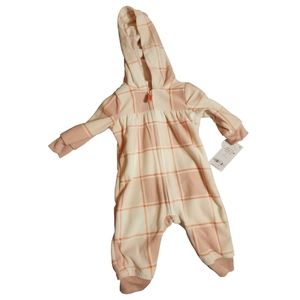 Carters fleece zipper jumpsuit